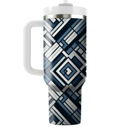 Interlocking Diamond Pattern  Tumblers For Gifts
