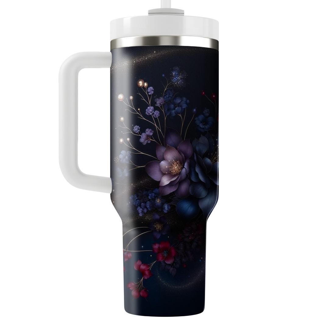 Midnight Garden Majesty  Tumbler Cups