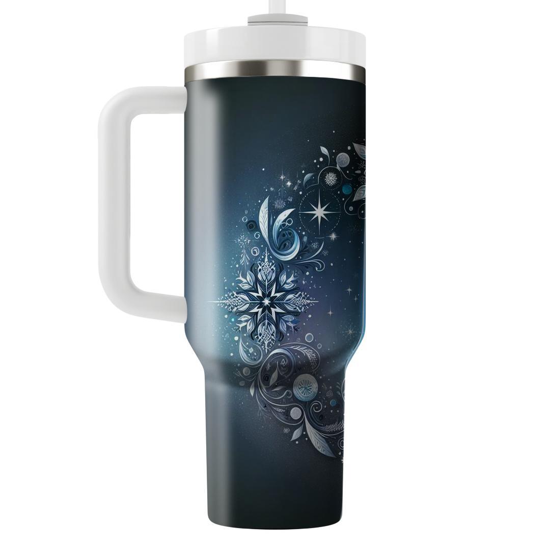 Celestial Glow - Winter Solstice Celebration  Tumblers With Lids
