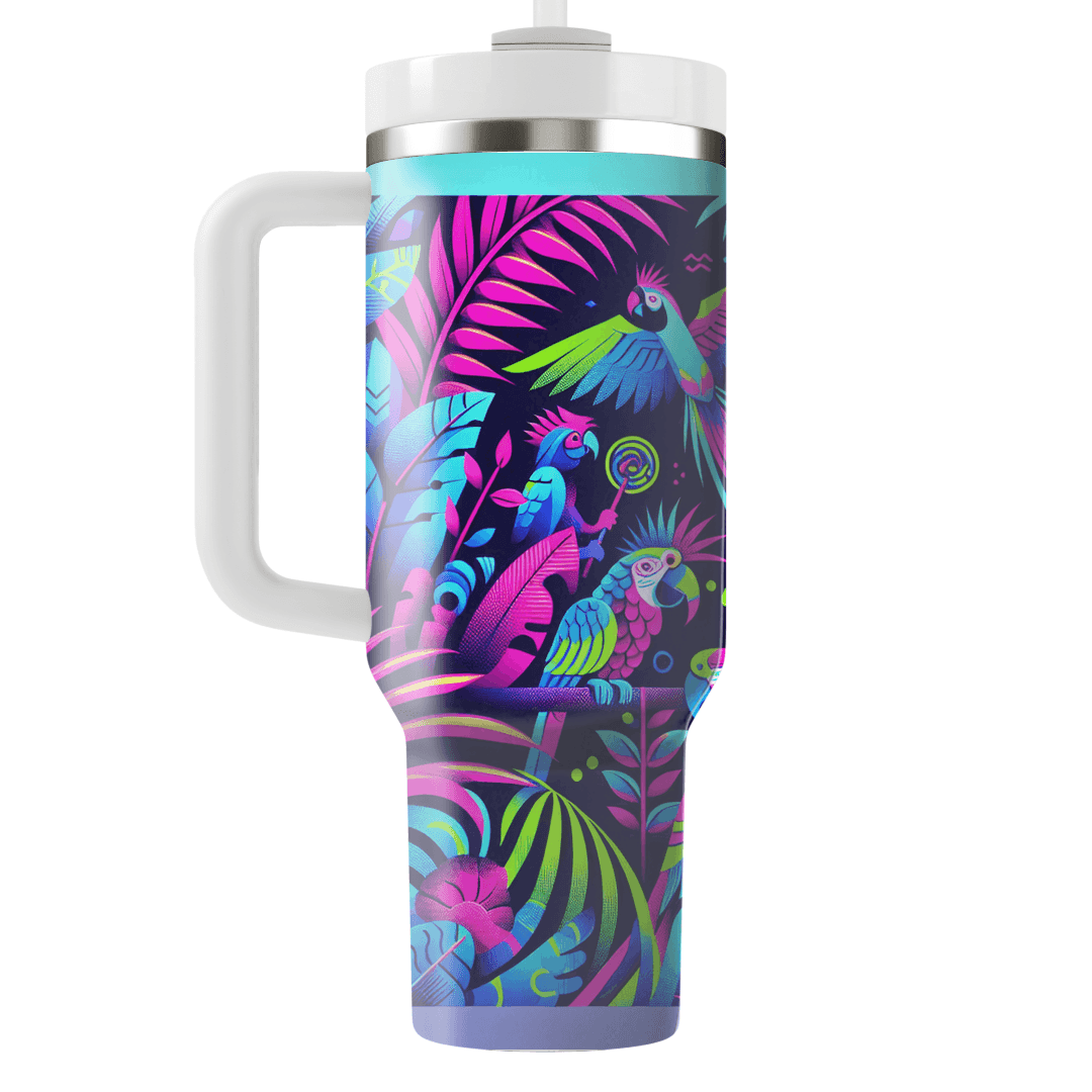 Electric Jungle Custom Tumblers