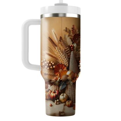 Bountiful Blessings - A Unique Harvest Festival  Tumbler Cups