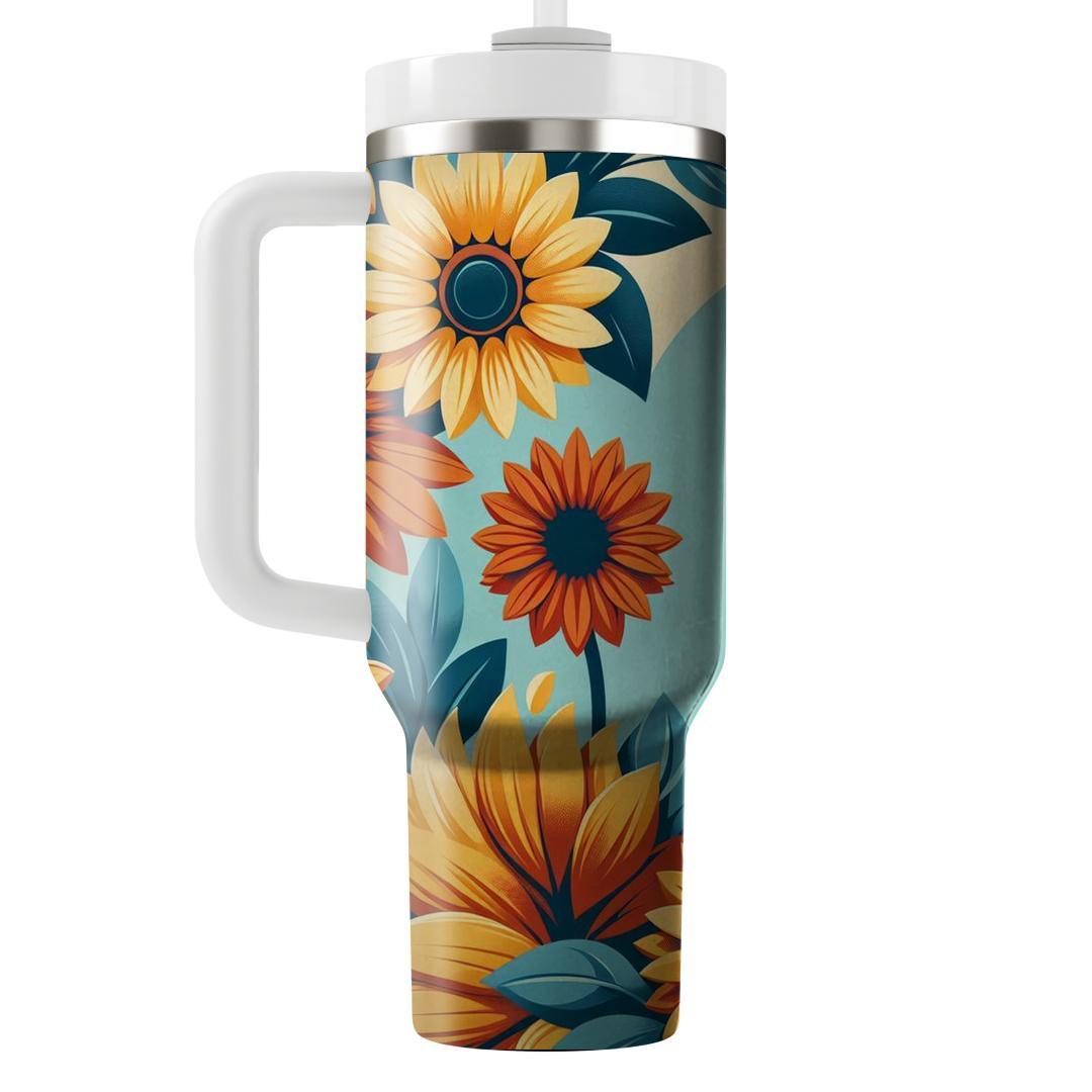 Sunflower Groove  Custom Tumblers