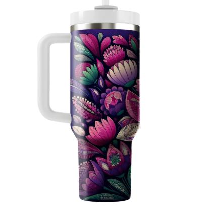 Floral Fusion - International Women’s Day  Tumblers With Lids