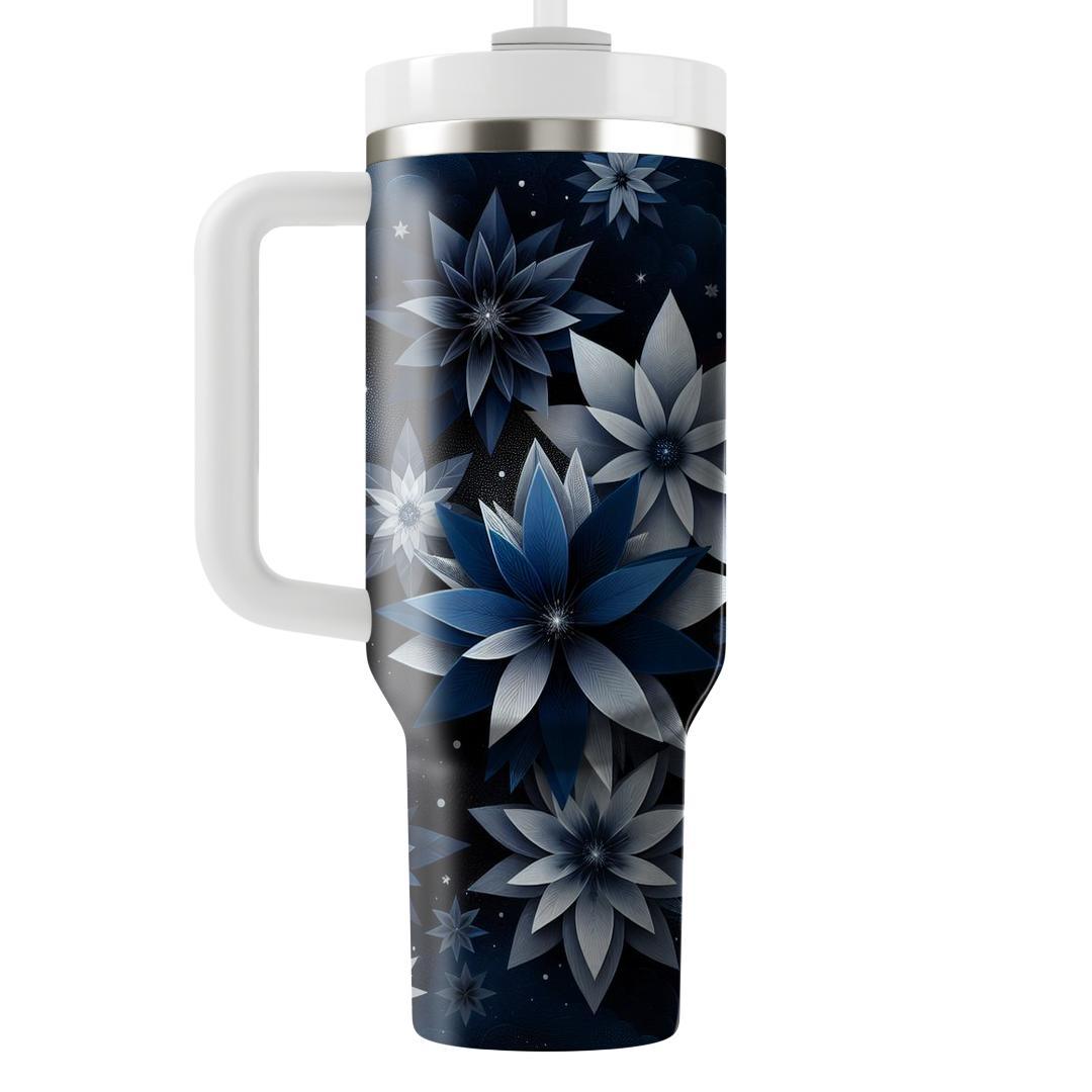 Celestial Floral Fusion  Unique Tumblers