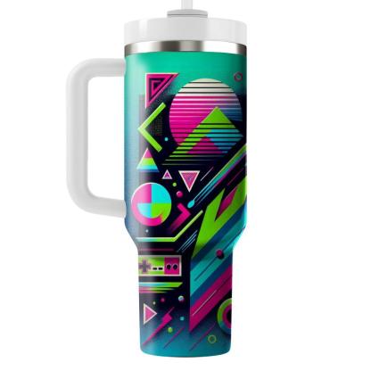 Funky Fresh 80s  Personalized Tumblers