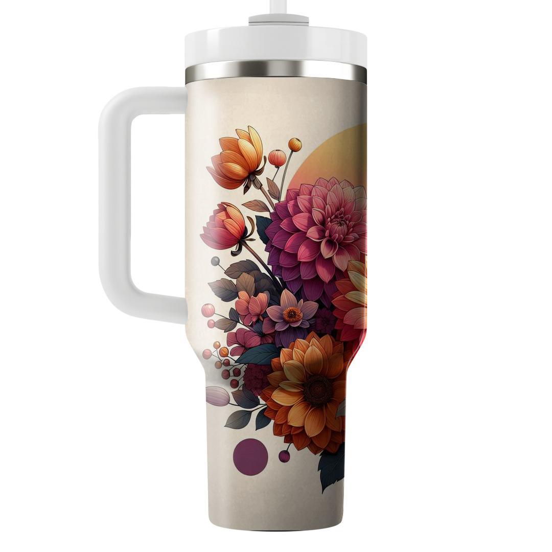 Garden Sunset  Tumbler Cups