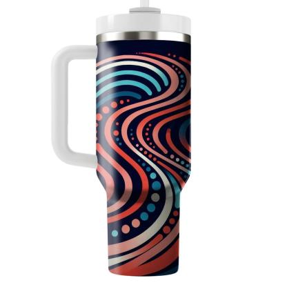 Circular Wave Rhythm  Tumblers For Gifts