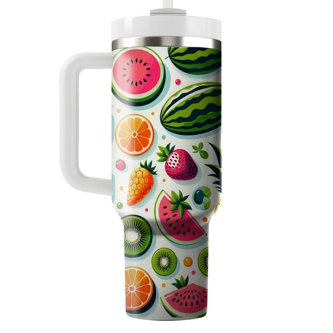 Kitsch Fruit Salad  Personalized Tumblers