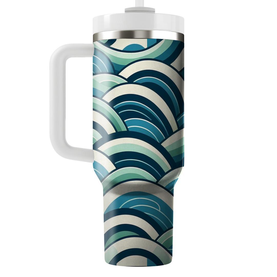 Modern Wave Pattern  Tumblers For Gifts