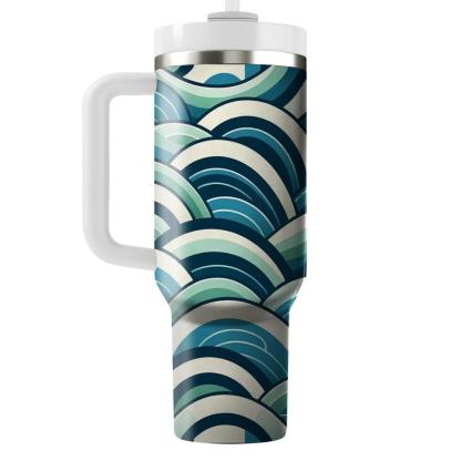 Modern Wave Pattern  Tumblers For Gifts