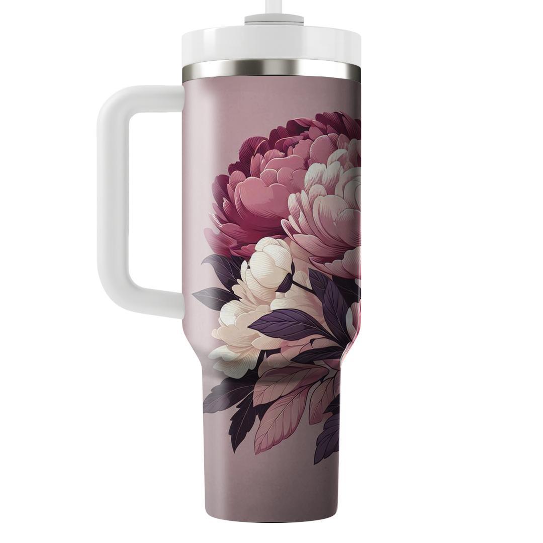 Blossoming Peony  Tumblers For Gifts