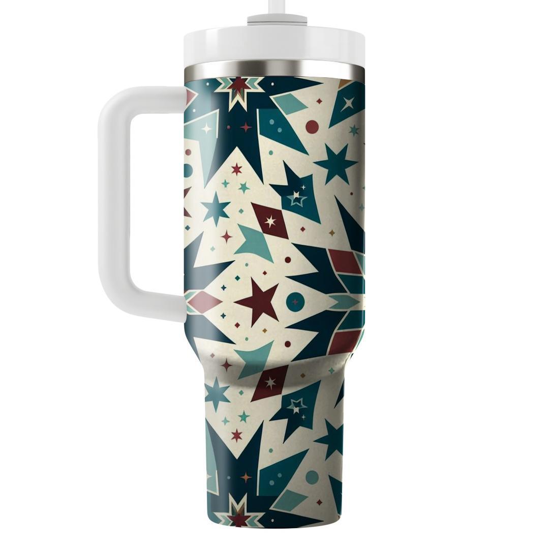 Kaleidoscope Star Magic  Tumblers With Lids