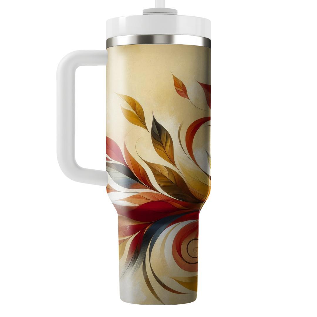 Autumn Winds And Leaves  Tumbler Cups