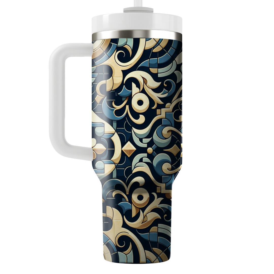 Elegant Mosaic Tile  Decorative Tumblers