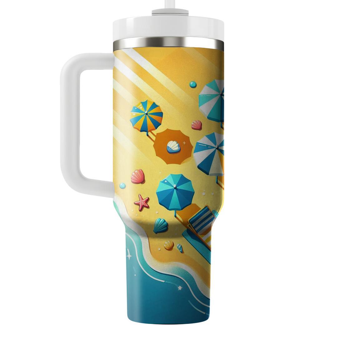 Summer Beach Getaway  Decorative Tumblers