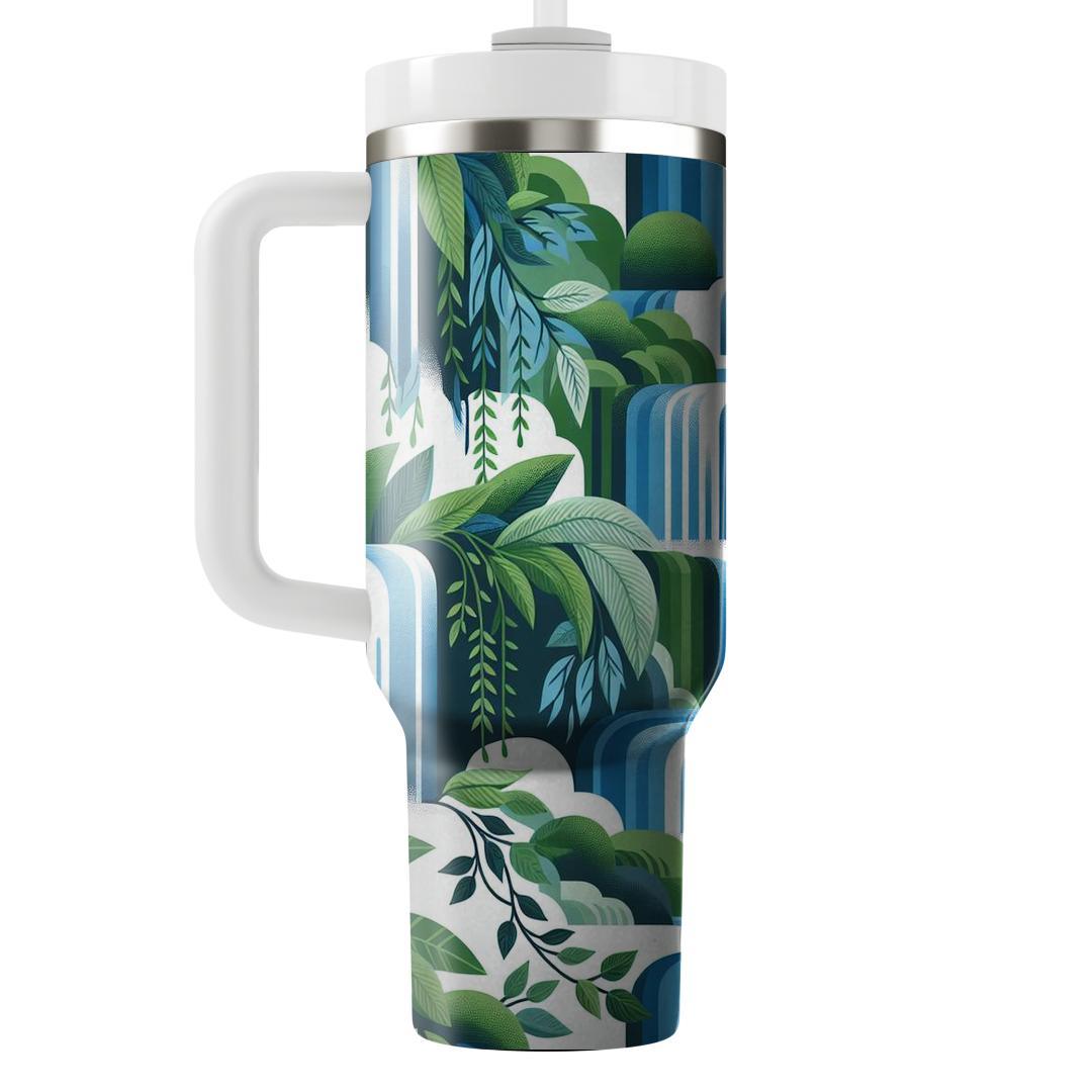 Cascading Waterfall  Insulated Tumblers