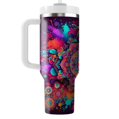 Kaleidoscope Of Culture - A Unique Festival Of Colors  Tumbler Cups