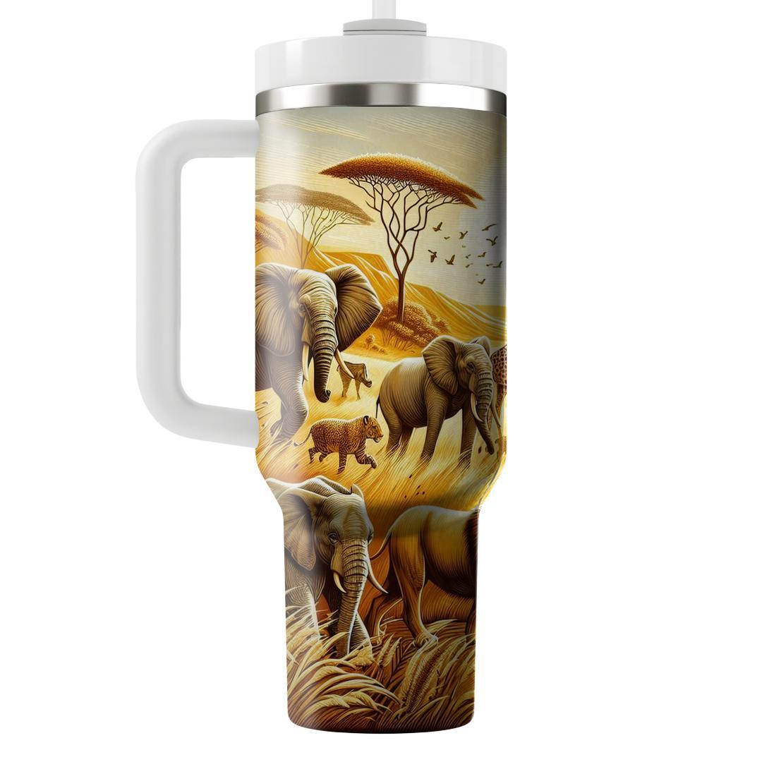Summer Safari  Personalized Tumblers