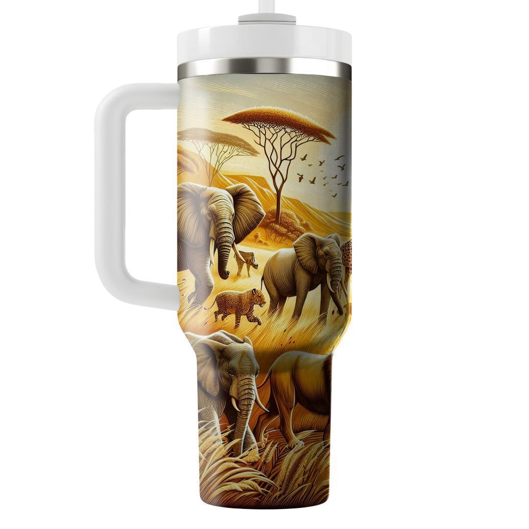 Summer Safari  Personalized Tumblers