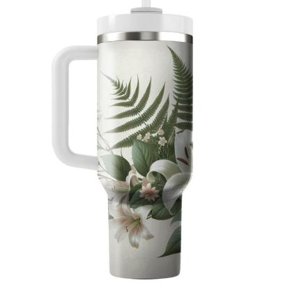 Elegant Botanical Garden  Tumbler Cups
