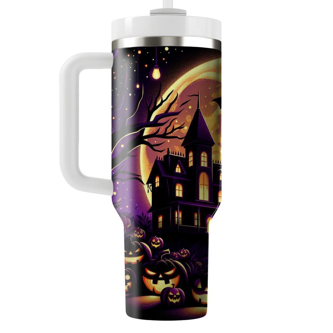 Halloween Night Whimsy  Travel Tumblers