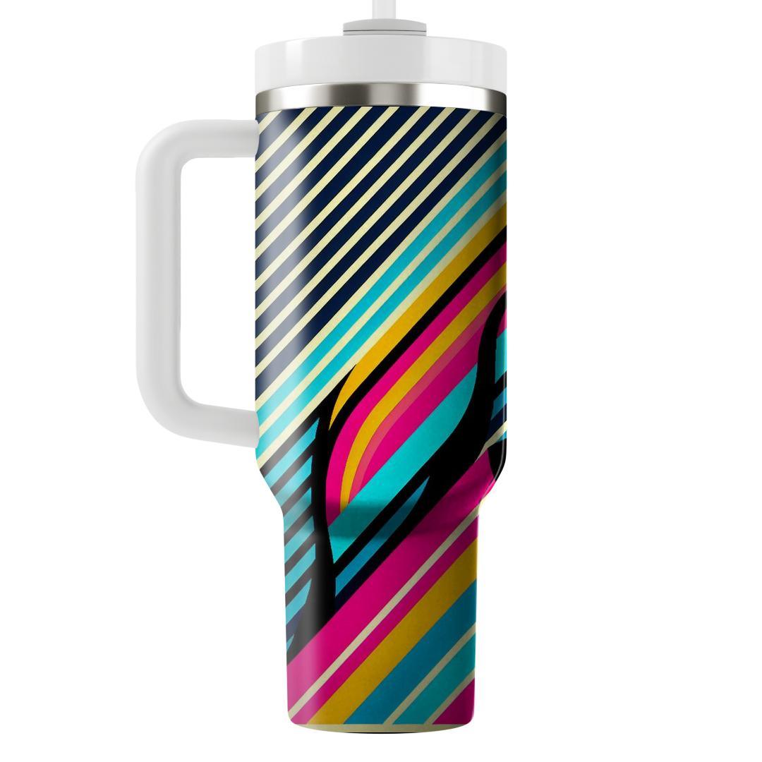 Fashion Forward Stripes  Tumbler Cups