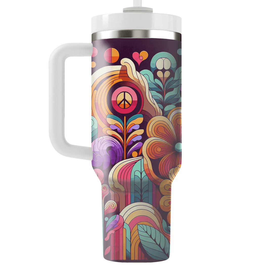 Psychedelic Garden Oasis Decorative Tumblers