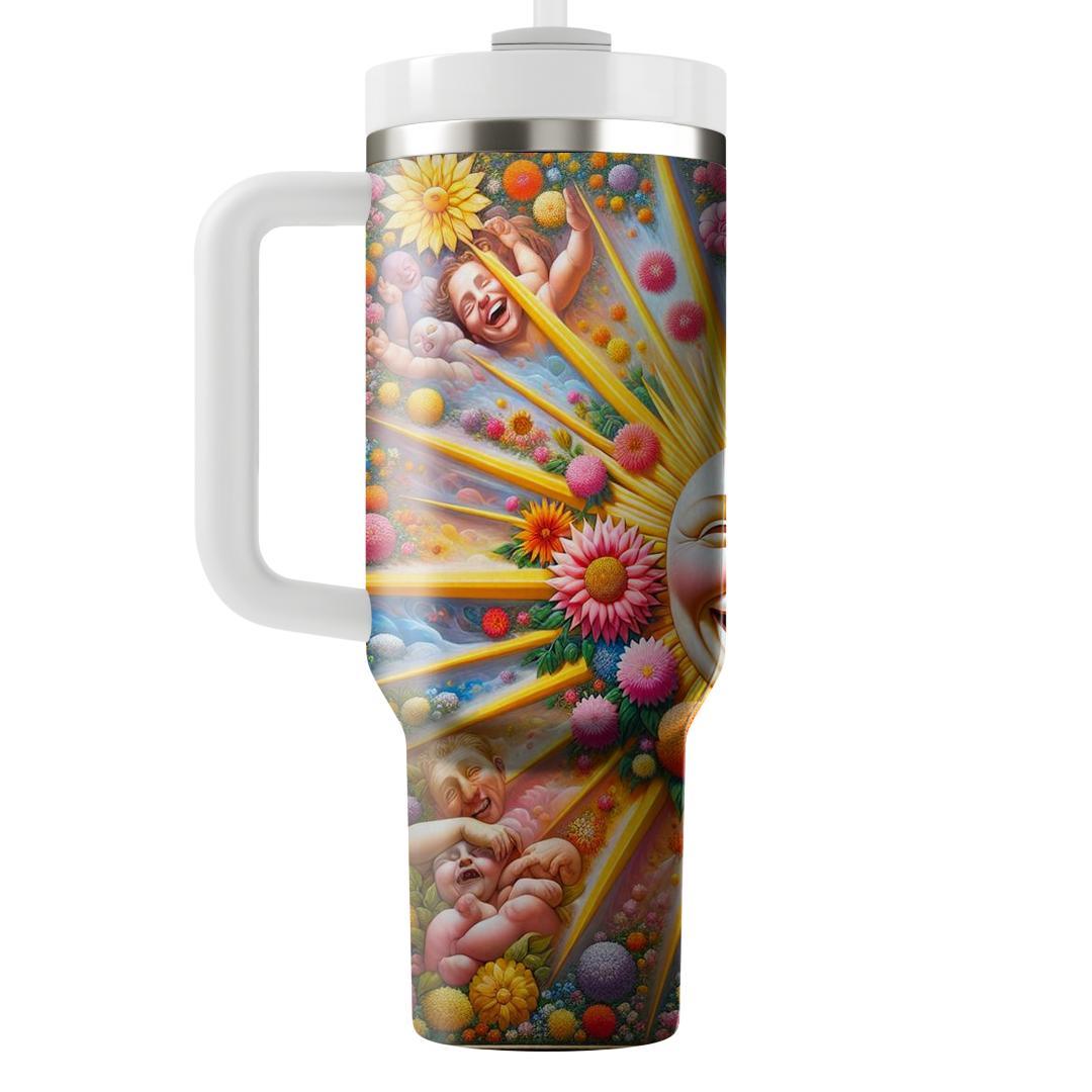 Radiant Dreams - International Day Of Happiness  Decorative Tumblers