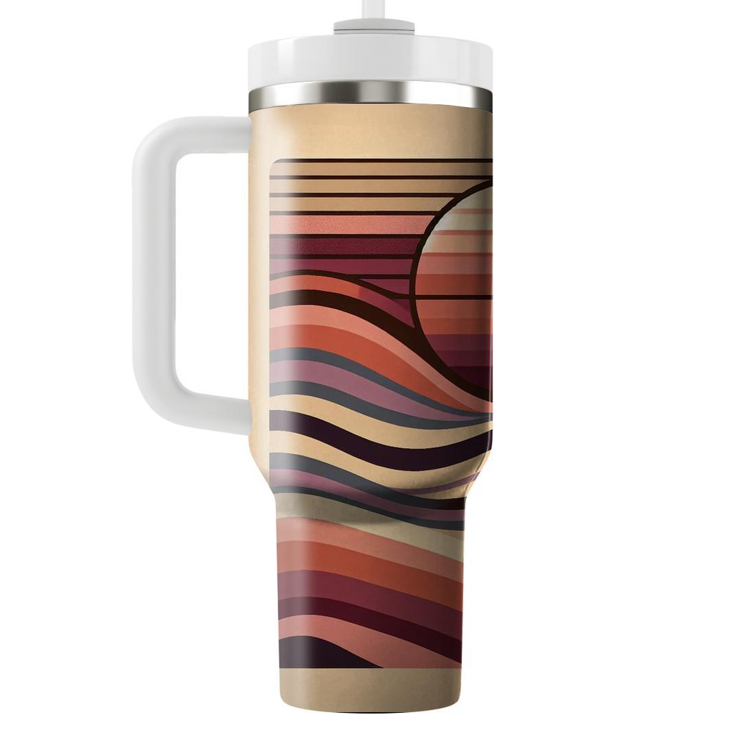 Sunset Desert  Travel Tumblers