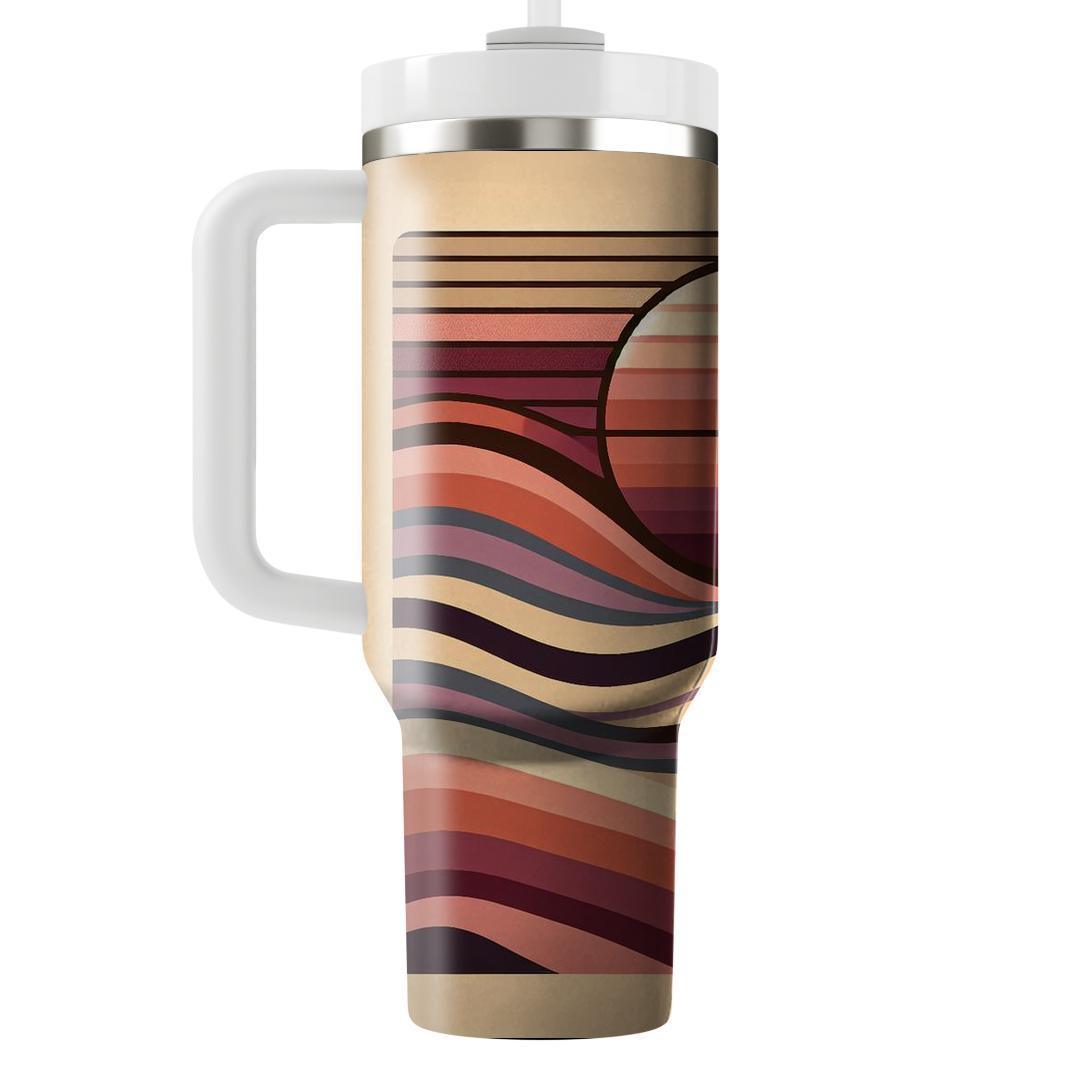 Sunset Desert  Travel Tumblers