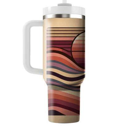 Sunset Desert  Travel Tumblers