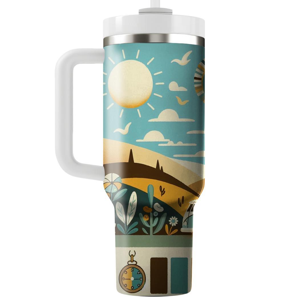 Hippie Trail Adventure  Travel Tumblers