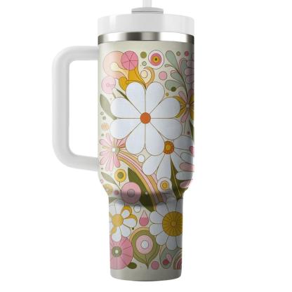 Flower Power Blossom  Travel Tumblers