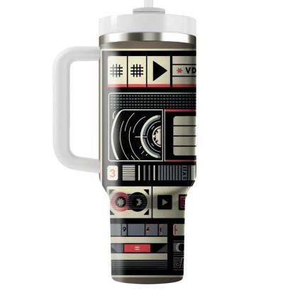 Vhs Tape Vibes  Personalized Tumblers