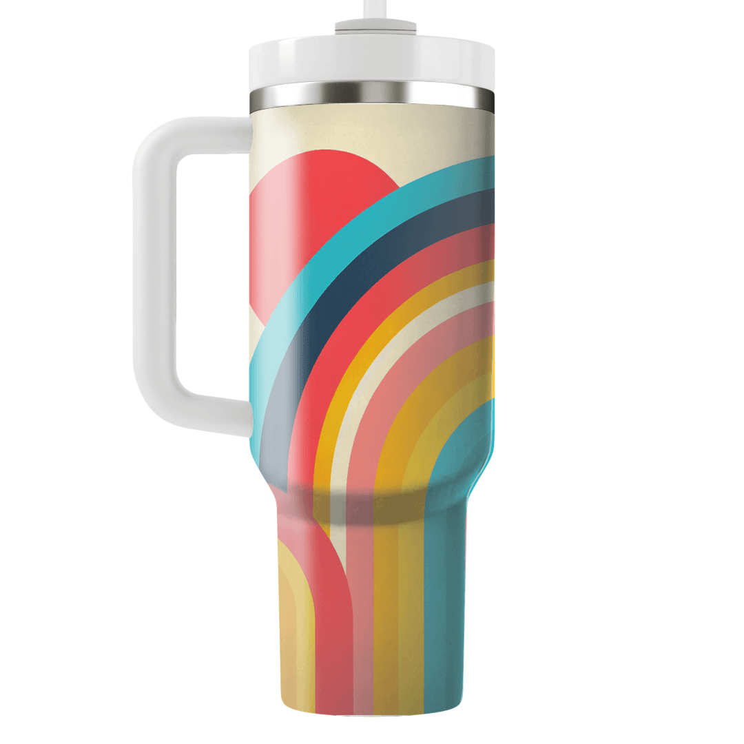 Abstract Rainbow Hues Decorative Tumblers
