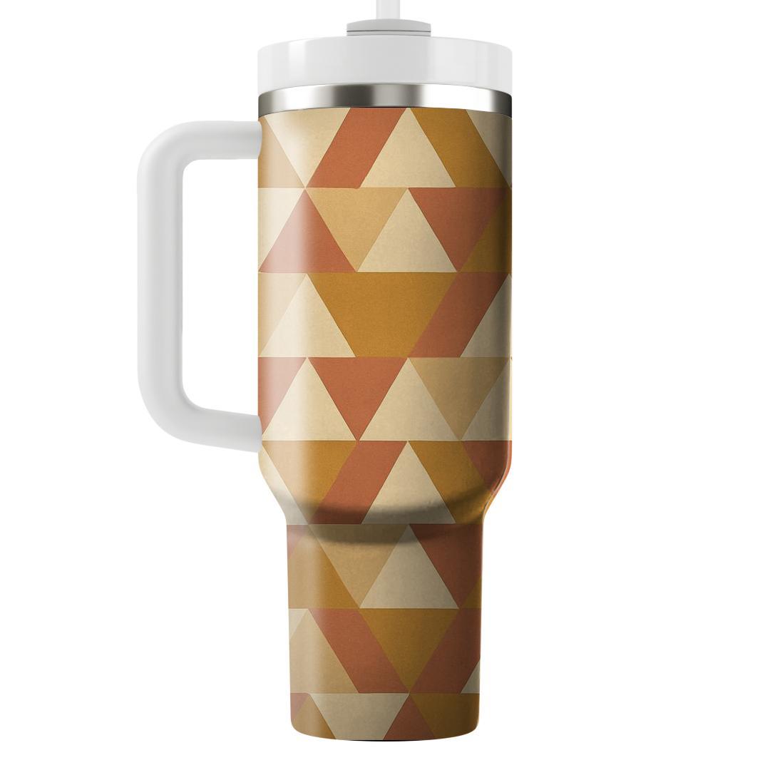 Triangular Desert Mirage Unique Tumblers
