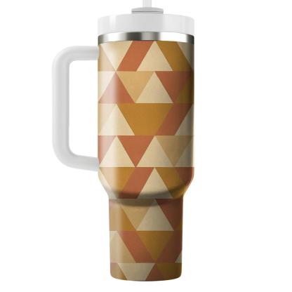 Triangular Desert Mirage Unique Tumblers