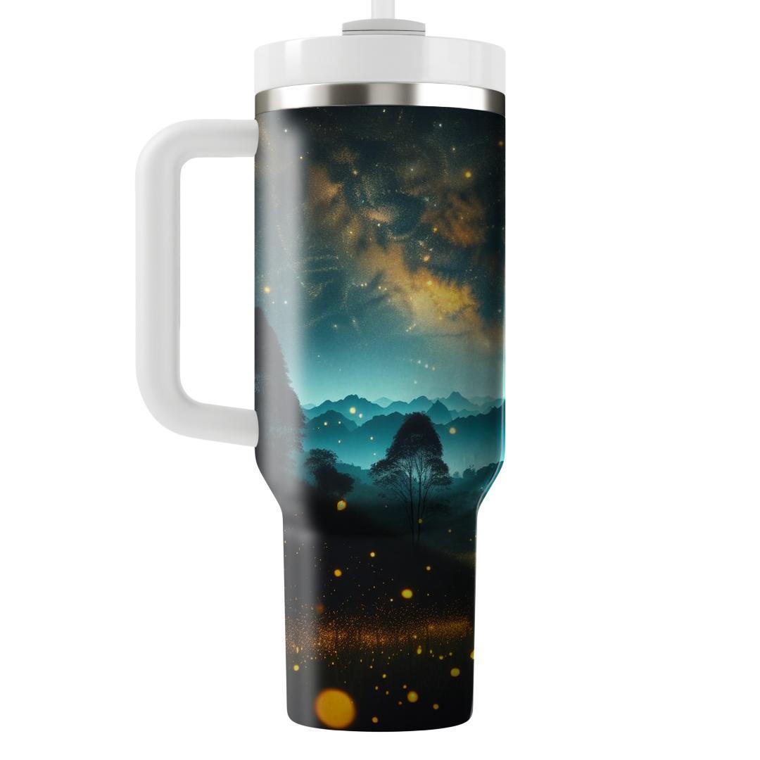 Magical Firefly Night  Travel Tumblers