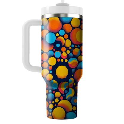 Timeless Polka Dot Bliss  Travel Tumblers