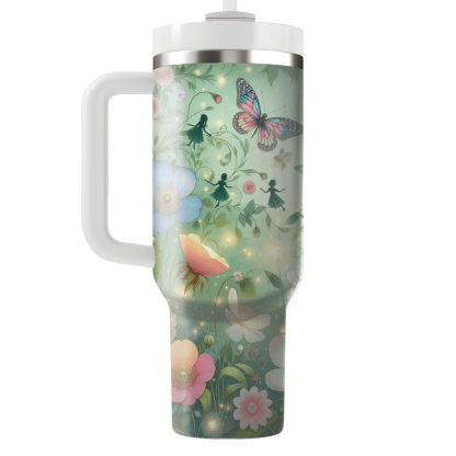 Spring Fairy Garden  Personalized Tumblers