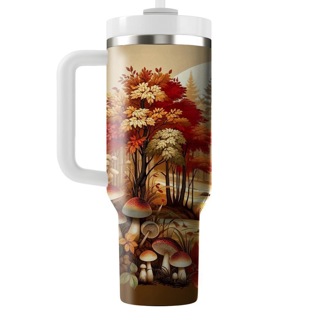 Autumn Woodland Scene  Tumbler Cups