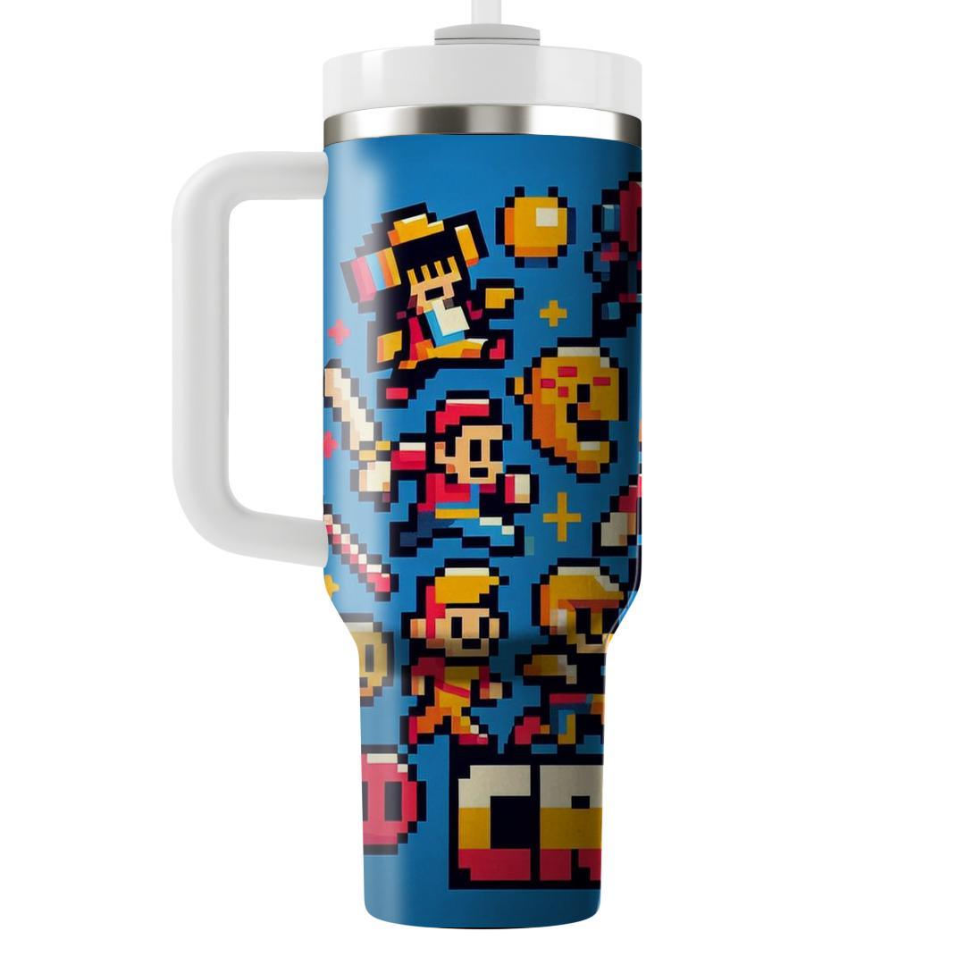 Nostalgic Video Game Characters  Unique Tumblers