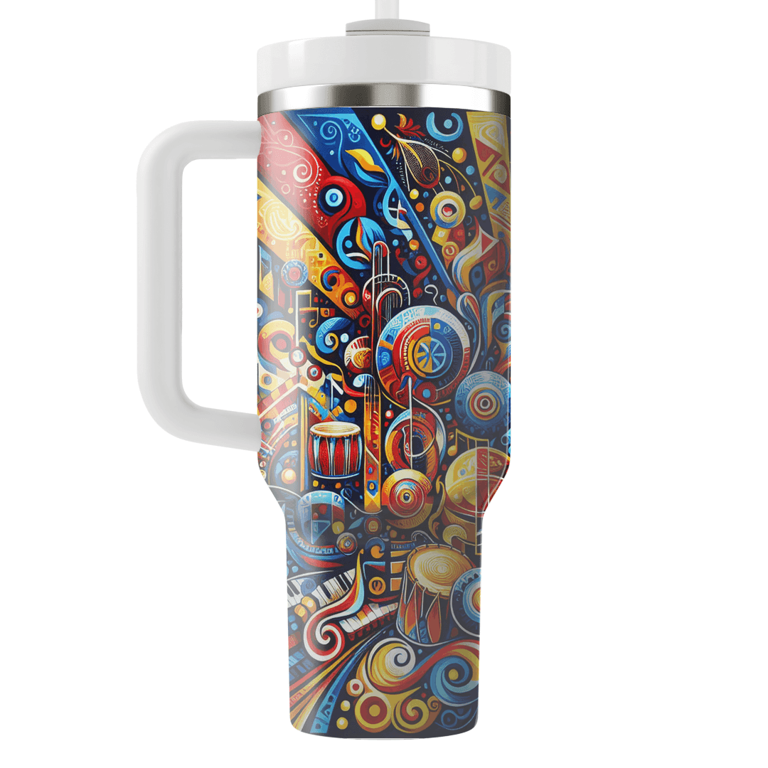 Festival Of Sounds - A Musical Celebration  Decorative Tumblers