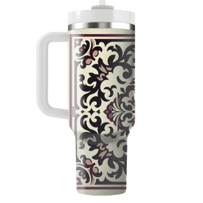 Elegant Baroque Flourish  Insulated Tumblers