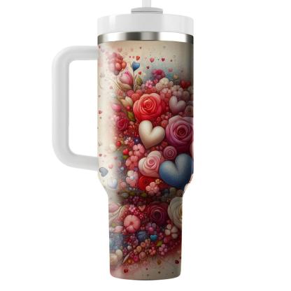 Reflections Of Love - Valentine’s Day  Tumblers With Lids