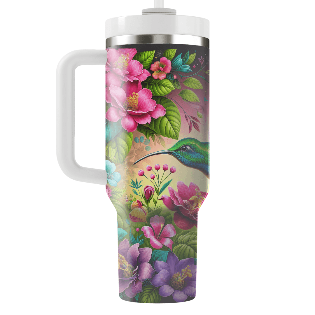 Joyful Hummingbird Dance  Tumblers With Lids