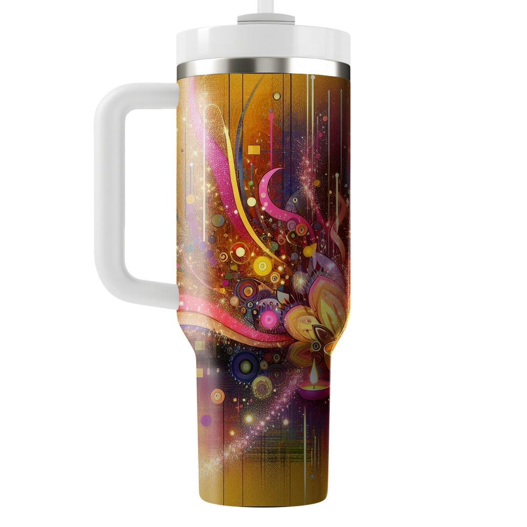 Whimsical Light - A Playful Diwali  Tumbler Cups