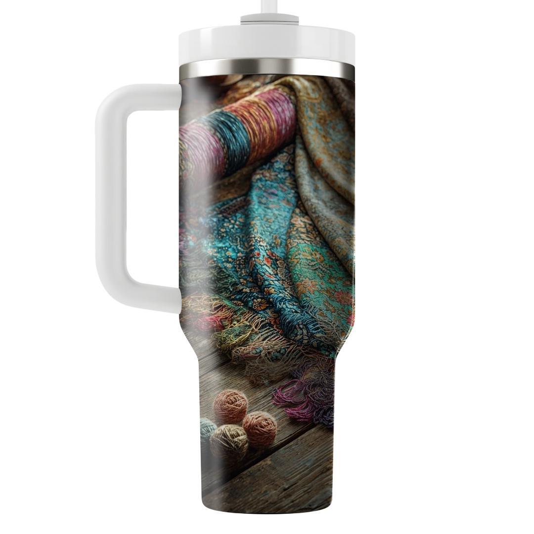 The Threads Of Connection: A Mother’s Woven Love Insulated Tumblers