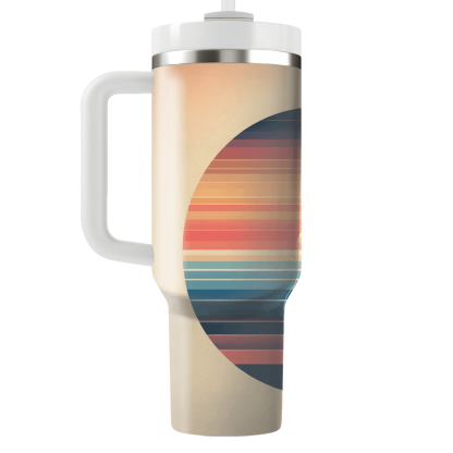 Retro Sunset Vibes  Custom Tumblers