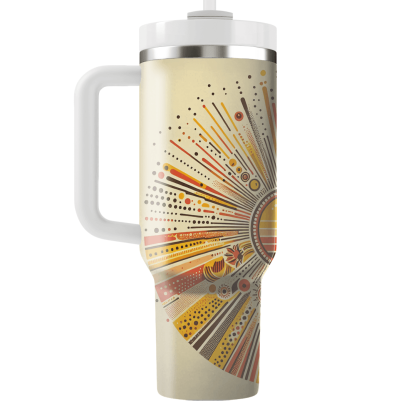 Funky Sunshine Rays  Personalized Tumblers